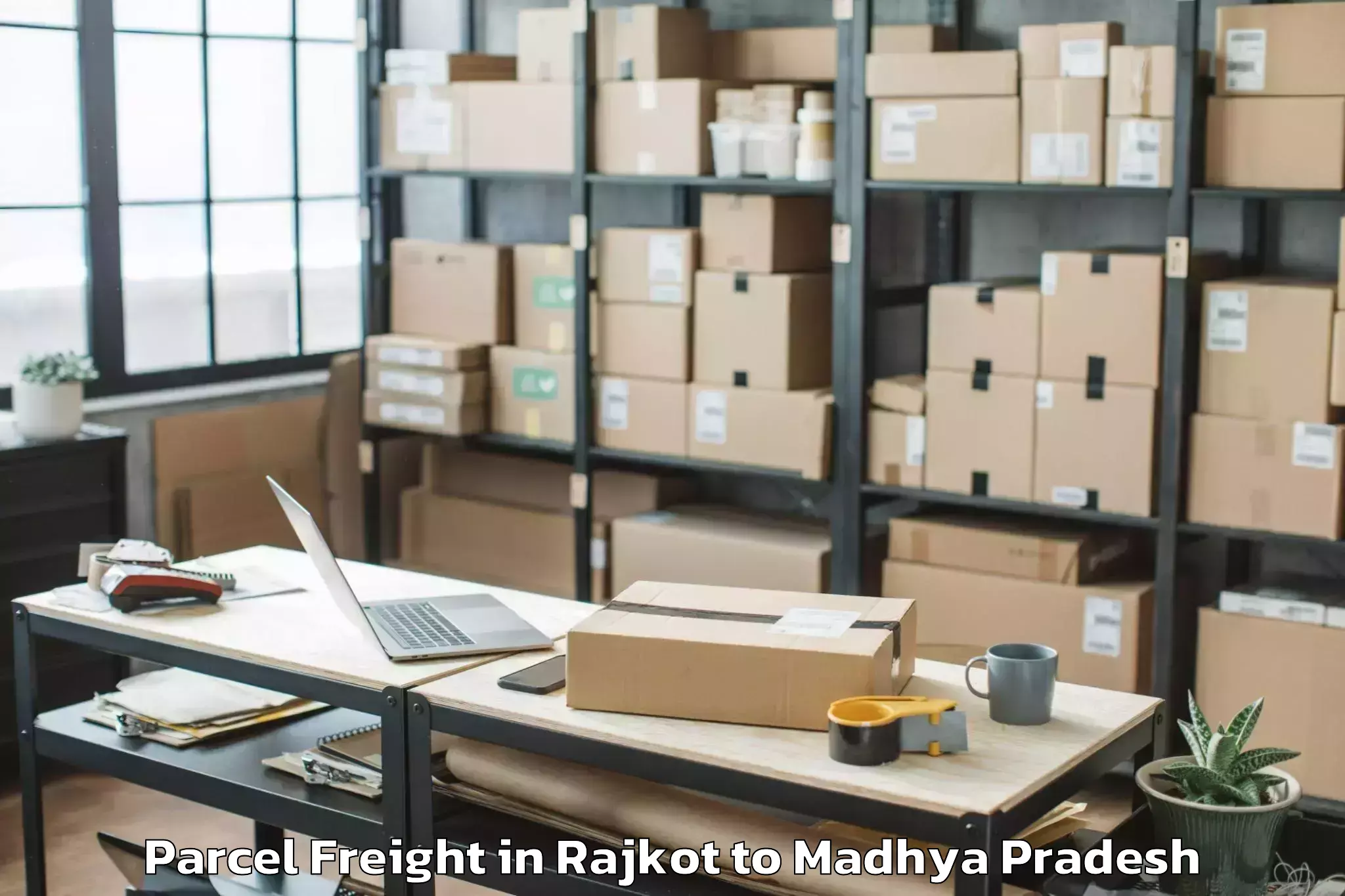 Discover Rajkot to Jhalariya Parcel Freight